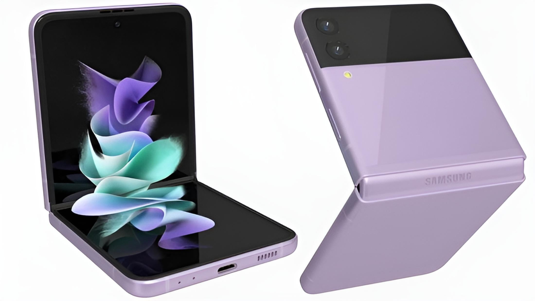 Pre-Owned Samsung Galaxy Z Flip 3 5G F711U 128GB Lavender Unlocked