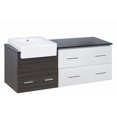 thumbnail image 1 of Imaginations Américaines 60.75 pouces W Vanity Set Gris, 1 of 1
