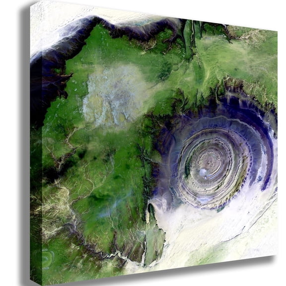 Buell Richat Structure Canvas Print