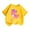 Yellow A, variant on Bovxnpu Girls Short Sleeve T Shirts Undershirt Kids Summer Tops School Tee Summer Shirts For Kids Short Sleeve Graphic T-Shirt Round Neck And Boys T-Shirt Tee Casual