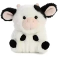 thumbnail image 1 of Peluche Vaca Vaquita Aurora Altura 13cm Felpa Suave Electrónica, 1 of 1