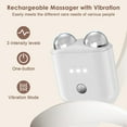 thumbnail image 7 of Microcurrent Facial Device, Mini Microcurrent Face Lift Device for Face Lifting and Facial Sculpting, Portable Facial Roller Massager Tool for Man and Woman,White, 7 of 7