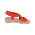 thumbnail image 4 of Via Spiga Womens V-Gia Leather Strappy Espadrilles, 4 of 5