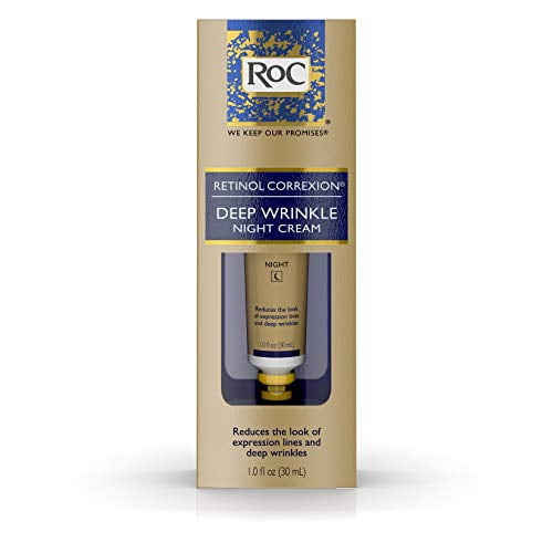 RoC Retinol Correxion Deep Wrinkle AntiAging Retinol Night Cream, Oil
