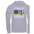 thumbnail image 1 of CafePress - I Stand With Ukraine Flag American Flag Sweatshirt - Pullover Hoodie, Hooded Sweatshirt, 1 of 1