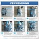 thumbnail image 5 of Bolsas de Vacío para Ropa - Paquete de 10 Bolsas de Almacenamiento Reutilizables de 40 X 30 cm Bolsas de Vacío con Sello y Bolsas de Viaje Ahorradoras de Espacio, 5 of 6
