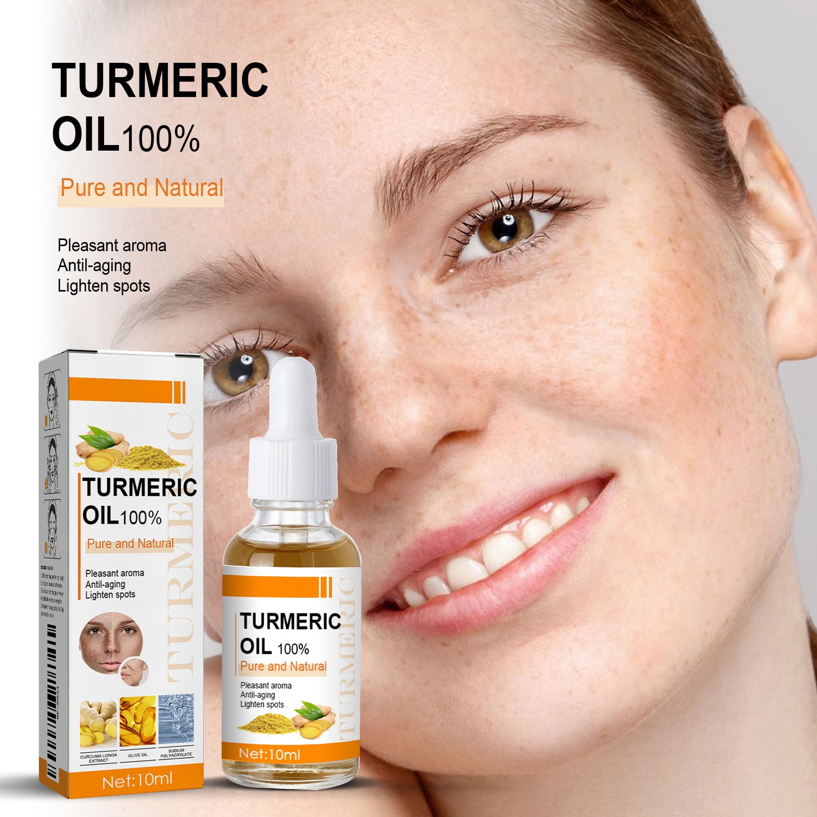 Alvantor Turmeric Dark Spot Corrector Firming Anti Aging Face Serum, 0.34 fl. oz