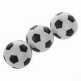 thumbnail image 3 of 10X Plástico 32mm Balón de Fútbol Sala de Fútbol Sala Reemplazar Negro + Blanco, 3 of 5