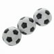 thumbnail image 3 of 10X Plástico 32mm Balón de Fútbol Sala de Fútbol Sala Reemplazar Negro + Blanco, 3 of 5