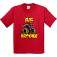 thumbnail image 3 of Inktastic Big Brother Monster Truck Youth T-Shirt, 3 of 5