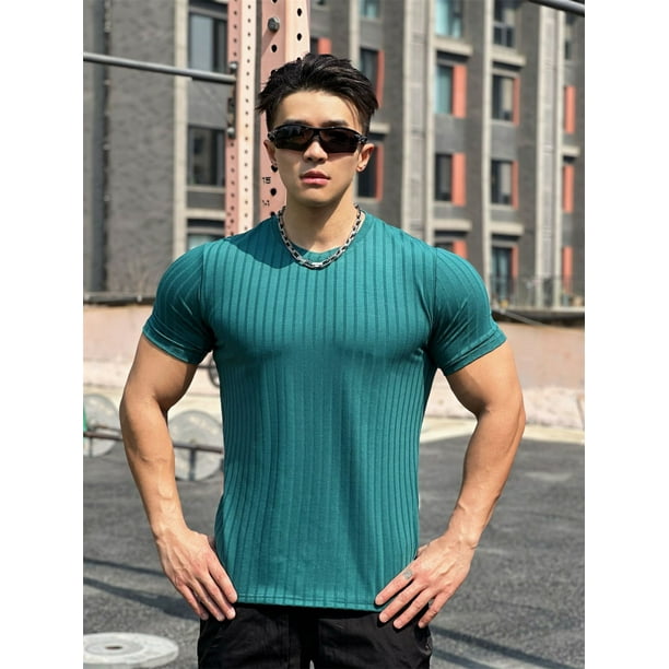Camisas Polos Fitness Para Hombres Playeras Deportivas Hombre