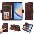 thumbnail image 1 of Funda GANGXUN para Samsung Galaxy A34 5G con diseño acolchado elegante, cuero PU, protección total y ajuste preciso, 1 of 5