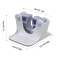 thumbnail image 3 of Pince pour Balai de Salle de Bain, Fixation Murale, Sans Perforation, Acier Inoxydable, Cuisine et Salle de Bain, Installation Facile, Multi-Usage, Solution de Rangement, PENDANE, Blanc, 3 of 6
