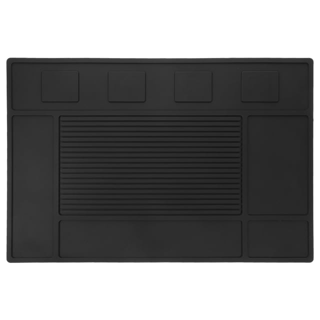 Tapete organizador magnético para barbería, ideal para máquinas de cortar el pelo y herramientas de estilismo.