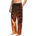 thumbnail image 6 of Honiee Magma Fire Black Dragon for men - a sleek fusion of Straight Pajama Pants, versatile Lounge Pants, and cozy Sleepwear, all rolled into one-, 6 of 6