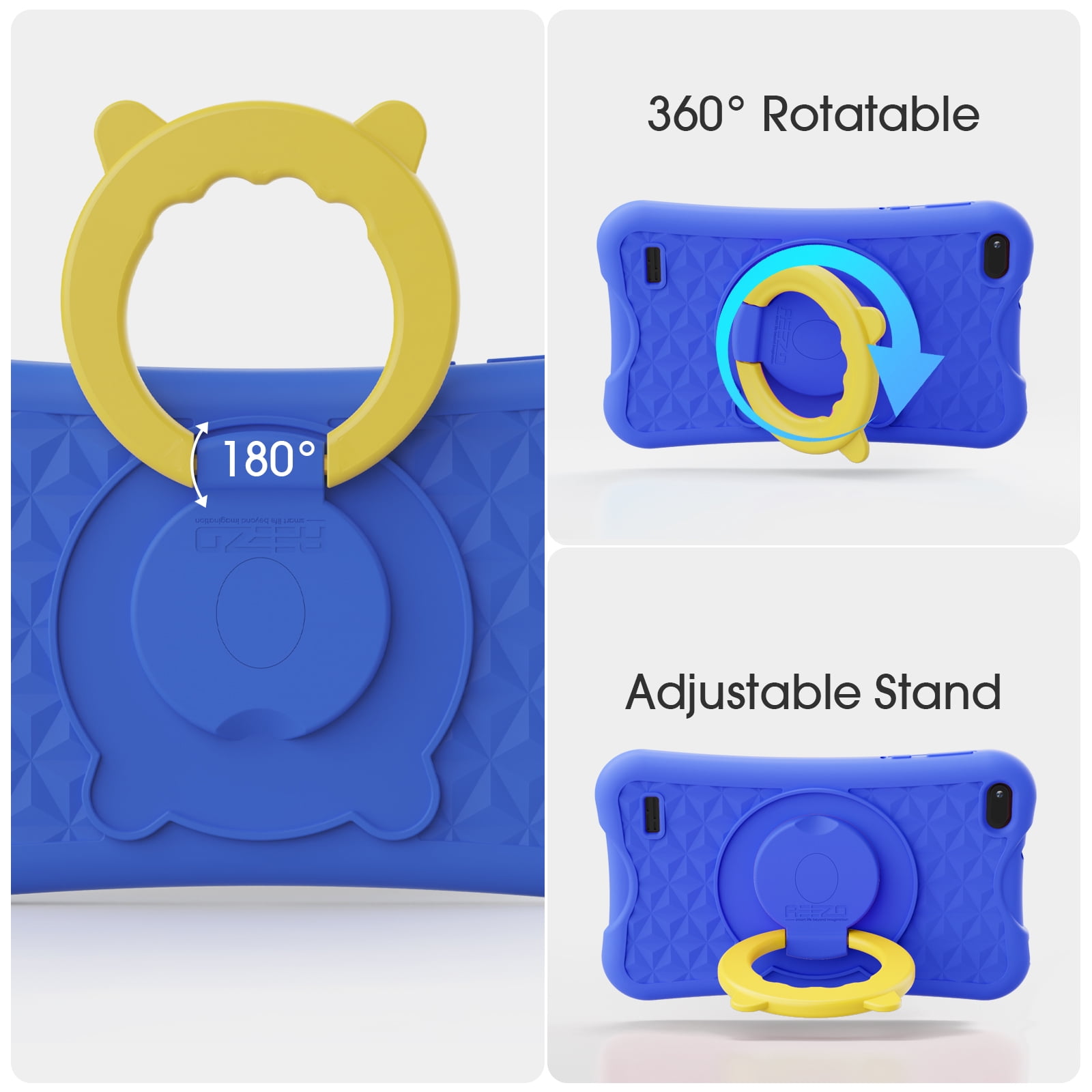 Digiland Kids Tablet 7 inch,Android 13 Go Quad Core Tablet for Toddler with IWAWA App, 32GB ROM+5GB RAM,Parent Control,Wi-Fi,Blue