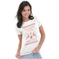 thumbnail image 3 of Ugly Christmas Naughty is New Nice Men's Graphic T Shirt Tees Brisco Brands S, 3 of 4