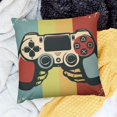 Cute Gamer Game Controller Throw Pillow Covers Decorative