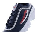 thumbnail image 2 of Fila Disruptor Ii Premium Repeat Mens Shoes Size 9.5, Color: Navy/White, 2 of 4