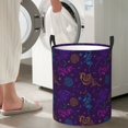 thumbnail image 5 of Rateoe Colorful Snake Pattern Round Laundry Hamper Basket, Tall Hamper Basket for Blanket Storage, Nursery Clothes Hamper for Laundry in Bedroom and College Dorm-Medium, 5 of 6