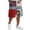 Q7-Vermilion, variant on Havenx 250th Anniversary Usa Shorts for Men Drawstring American Flag Design Short with Pockets Elastic Waist Swim Trunks 1776–2026 Patriotic Independence Day Clothing,Royal Blue L