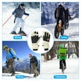 thumbnail image 7 of Uxcell Winter Ski Snow Gloves, 1 Pair Waterproof Touchscreen Winter Warming Gloves, Beige, 7 of 7