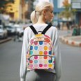 thumbnail image 7 of FORMRS Mini Backpack Purse for Women Travel Daypack Casual Shoulder Bag, Colorful Circles, 7 of 7