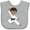 AC-Heather Grey, variant on Inktastic African American Boy, Karate Boy, Kata, Black Belt Boys Baby Bib