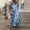 Blue#1, variant on Flowy Short Sleeve Maxi Dress,Womens Spring and Summer V-Neck Solid Casual Short Sleeved Long Dress Sky Blue XXL
