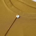 thumbnail image 7 of SHTXOZHI Casual Blouses for Women Summer Short Sleeve Shirts Crewneck Solid Color Tops 2024, 7 of 7
