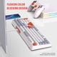 thumbnail image 4 of Teclados HXSJ V300 Teclado para juegos con cable K108 RGB Streamer Teclado de membrana con función compuesta retroiluminada ajustable pero sensación súper mecánica para juegos/oficina, 4 of 8