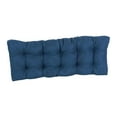 thumbnail image 2 of Blazing Needles 46-inch by 19-inch Tufted Solid Microsuede Bench Cushion, 2 of 3