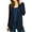 Navy, variant on Women & Plus Classic Open Front Rayon Drape Lightweight Cardigan