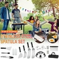 thumbnail image 1 of WREESH Griddle Accessories Kit 16PCS Flat Top Grilling Tools Set Stainless Steel Grill BBQ Spatula Kit Cooking Utensils Set With Carry Bag For Outdoor Barbecue Clearance, 1 of 9