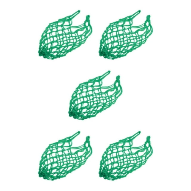 mmirethe 1/2/3/5 Basketball Ball Carry Mesh Storage Net Bag Holder Convenient and Durable Green 5PCS