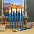 thumbnail image 5 of 0.78 inch Flat Paint Brushes for Acrylic Painting, 32 Pieces Large Acrylic Paint Brushes Bulk for Acrylic, Watercolor, Oil, Crafts, Face Body Art, 5 of 5