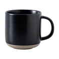 thumbnail image 3 of Taza de café de cerámica con asa para adultos y niños, taza de leche, taza de café de para bebidas, hogar, restaurante, hotel, cocina Negro, 3 of 8