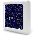 thumbnail image 6 of Plug in Dimmable LED Night Light with Dusk to Dawn Auto Sensor, Adjustable Brightness, Warm Light, Auto On/Off Nightlight for Bathroom, Hallway, Nursery, Bedrooms - Blue Stars, 6 of 7