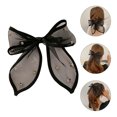 thumbnail image 4 of Rhinestones grandes decorados Bow Clip Bowknot Barrette para el cabello de la espalda de la mujer, 4 of 6