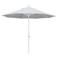 thumbnail image 2 of California Umbrella 9' Golden State Series Patio Umbrella With Matted White Aluminum Pole Aluminum Ribs Collar Tilt Crank Lift With Pacifica Natural Fabric, 2 of 4
