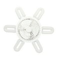 thumbnail image 1 of relayinert Portable Foldable Fan Effective Dust And Insect Proof Body Remote Control white 6-leaf fan light, 1 of 6