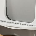 thumbnail image 6 of Zxareky Cat Litter Box with Lid Closed Kitten Litter Pan with Litter Scoop ,Cat Enclosed Toilet, 6 of 7