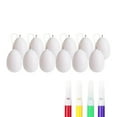 thumbnail image 2 of EHJRE 12Pcs DIY Easter Eggs Blank White Easter Eggs for Kindergarten Spring Easter 6cm, 2 of 9