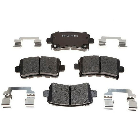 Rear Brake Pad Set - Compatible with 2014 - 2020 Chevy Impala 2015 2016 2017 2018 2019