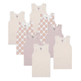 thumbnail image 1 of Buyless Fashion Débardeur Sans Étiquette pour Filles Col Rond en Coton avec Bordure et Sangle (Lot de 8), 1 of 8