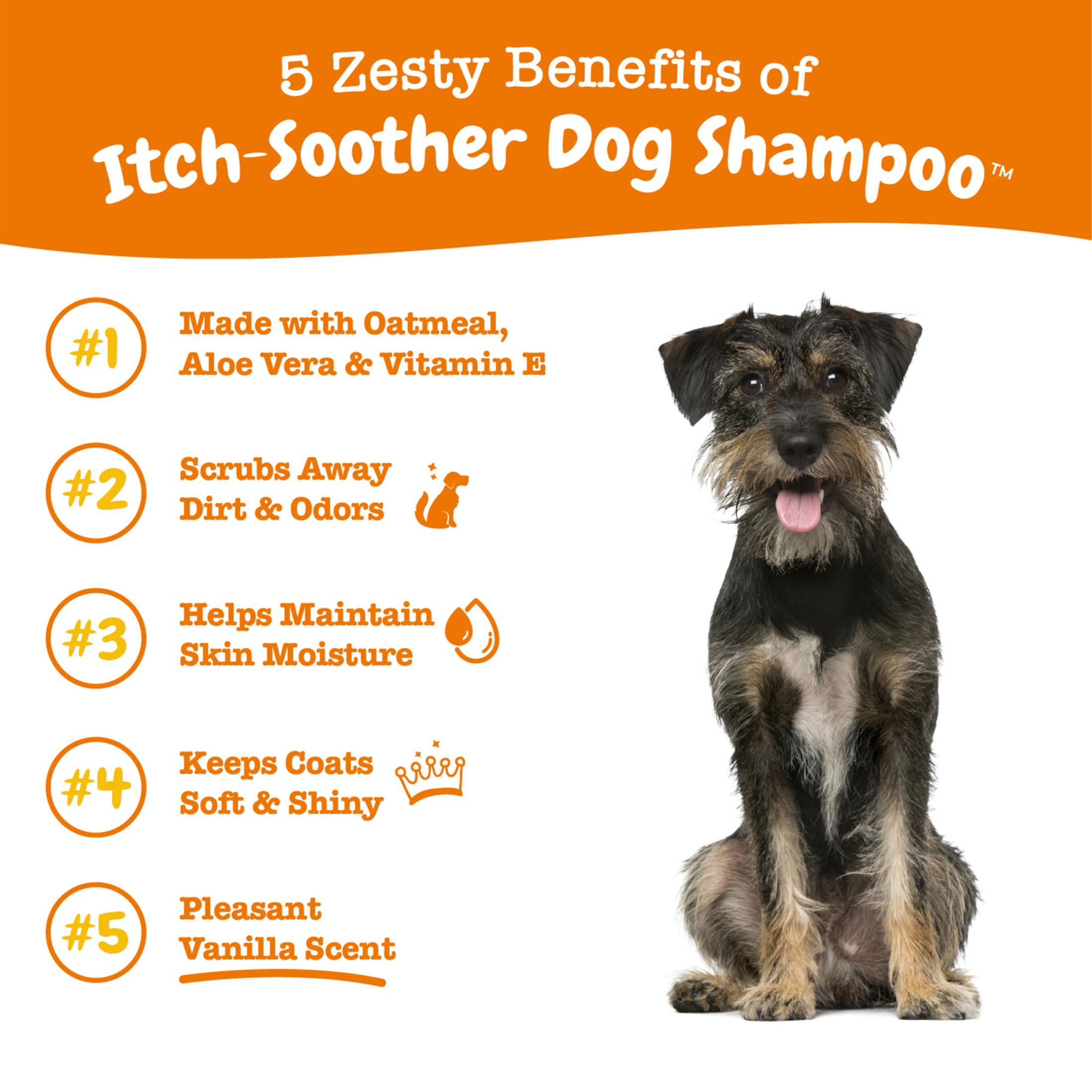 Zesty Paws Itch-Soother Dog Shampoo, 16oz photo 2