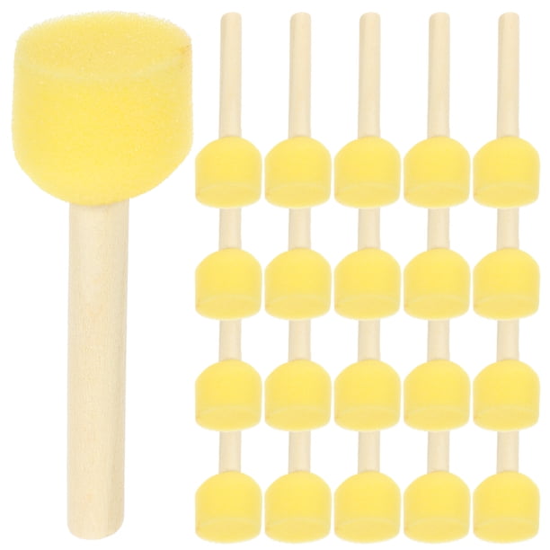 20 pinceles de esponja para pintar para niños, esponjas portátiles para pintar, pinceles para grafitis.