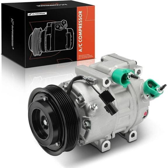 A-Premium A/C Compressor with Clutch Compatible with Hyundai Sonata 3.3L 2009-2010