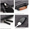 thumbnail image 5 of DOMISO 15 Inch Multi-Functional Laptop Sleeve Business Briefcase Messenger Bag with USB Charging Port for 15.6", 5 of 5