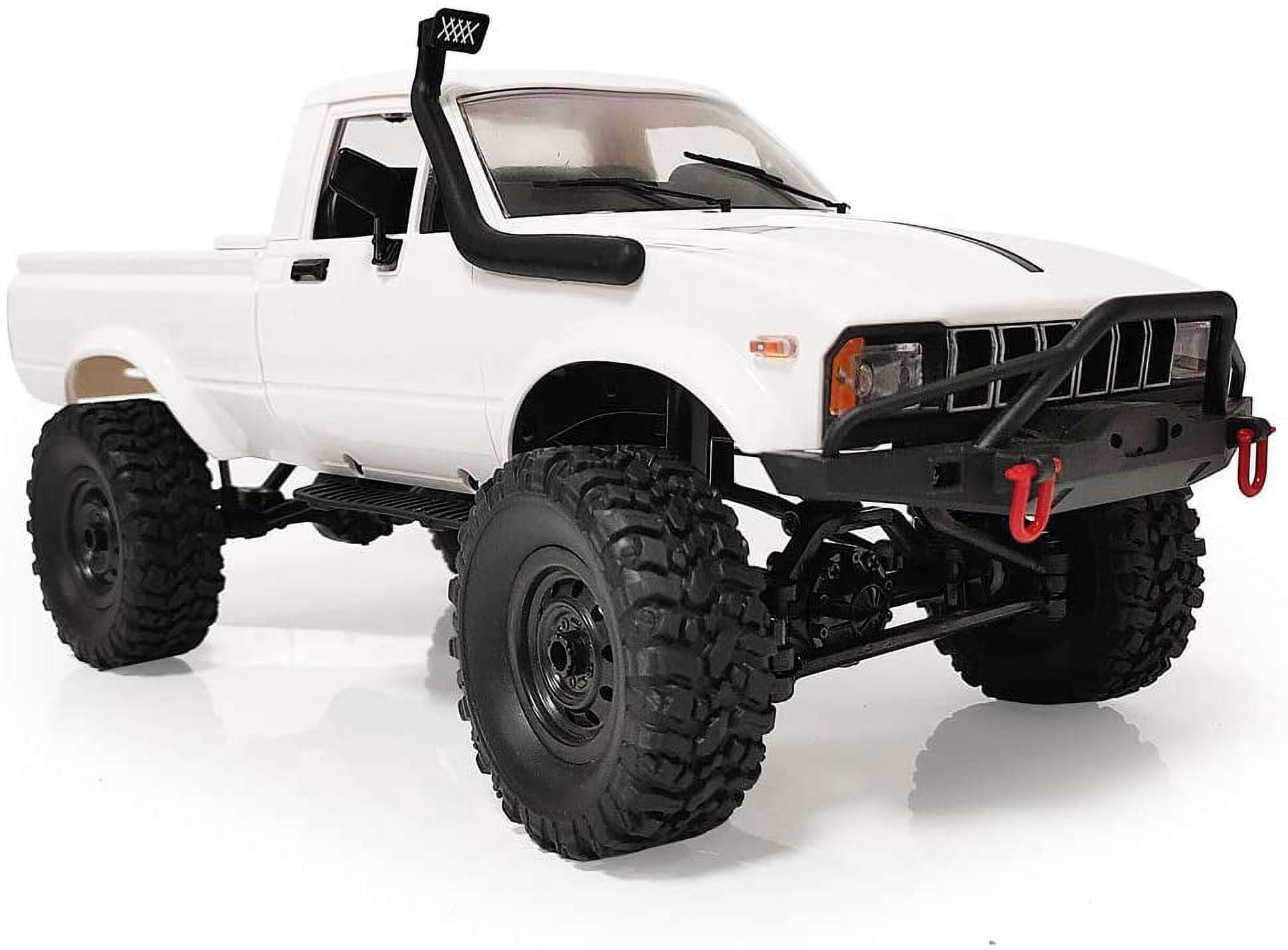 FMT WPL 1:16 C24-1 Upgrade Version Remote Control Car Full Scale 4WD Off-Road Truck with Headlight RC Car, Climbing Vehicle Speed Model Toys